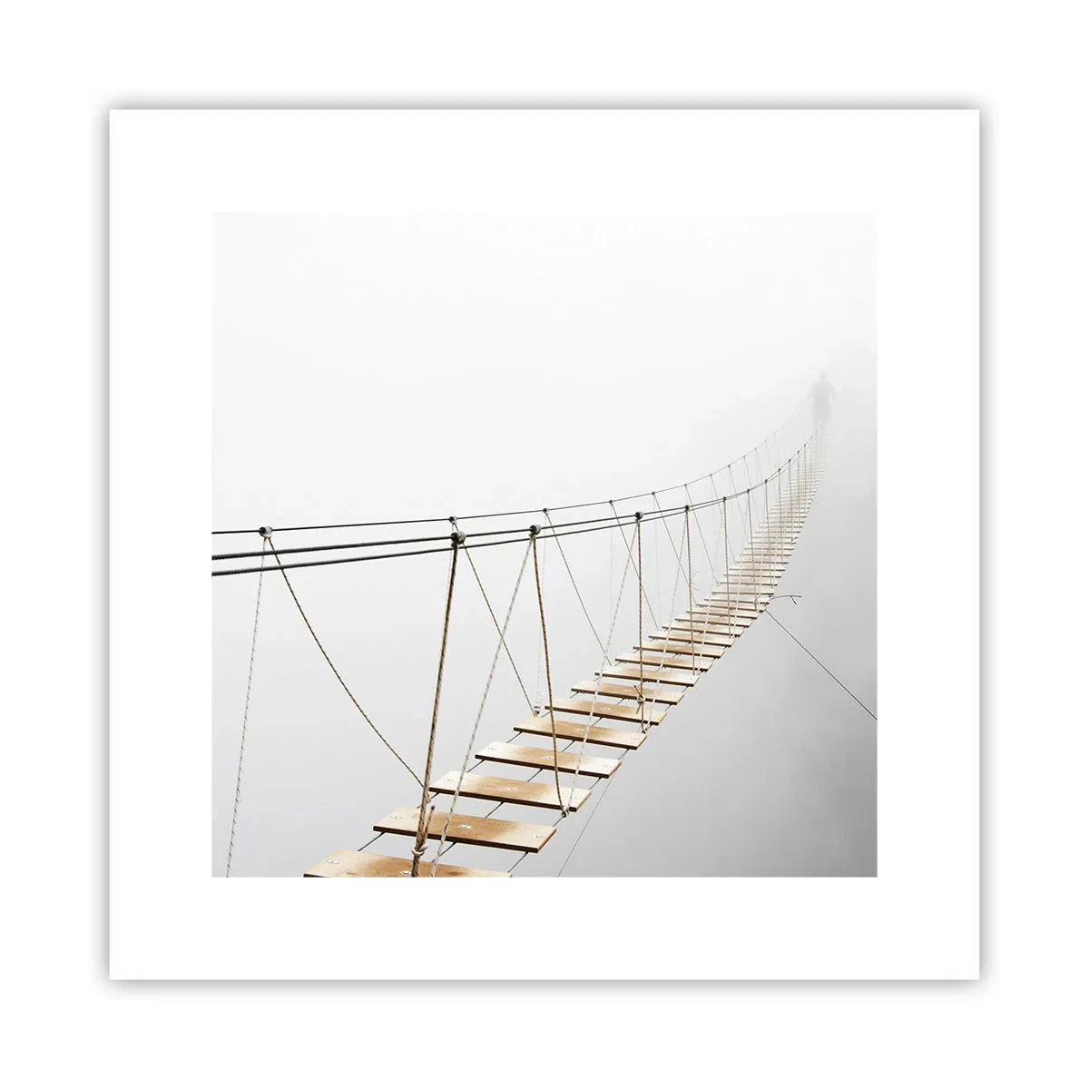 Plakat - Hvor vil det føre dig hen? - 30x30 cm