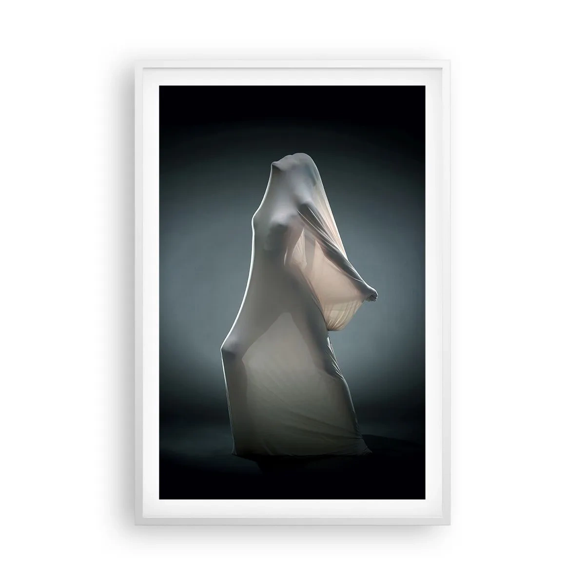 Plakat i hvid ramme - Skjulte begær - 61x91 cm