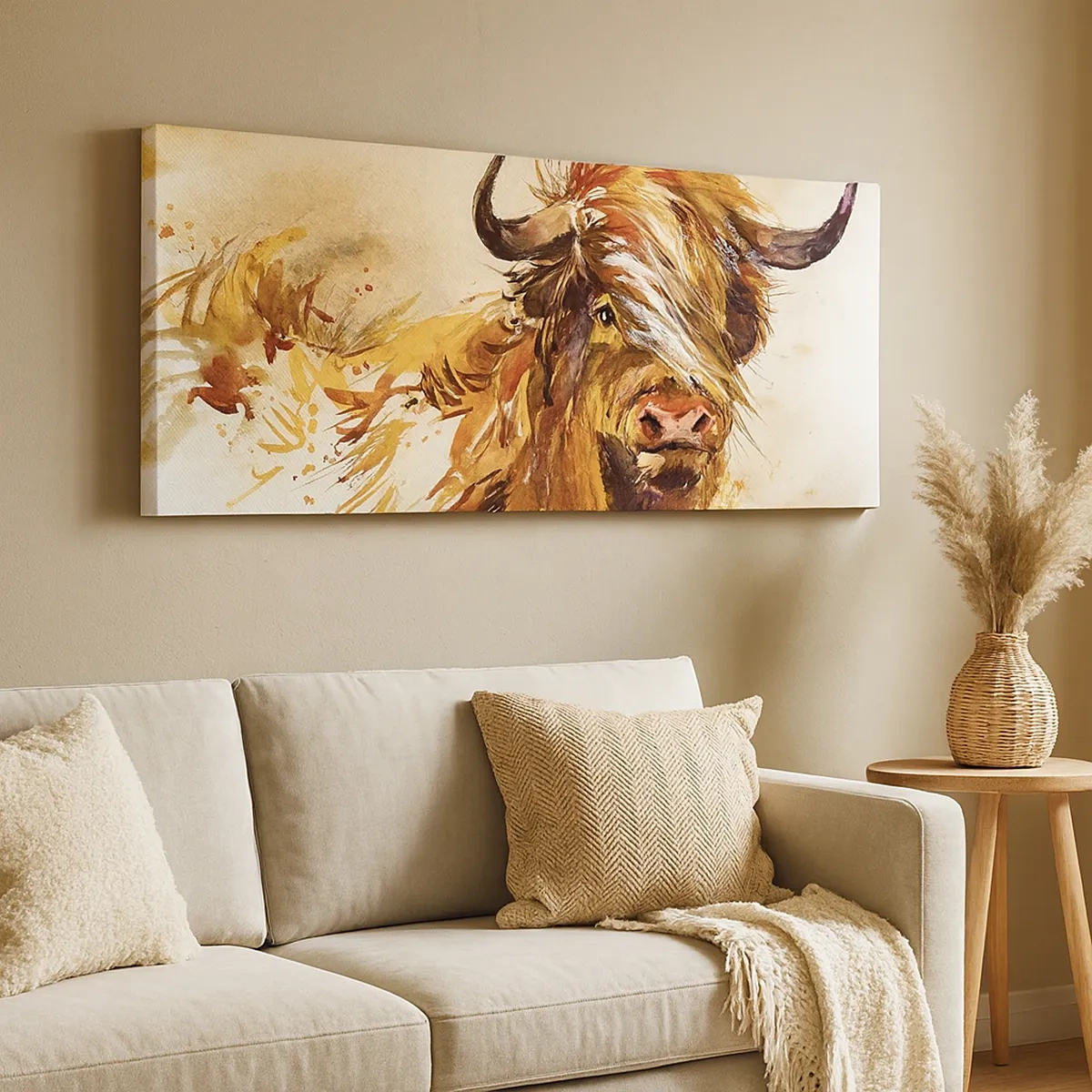 Lærredstryk - Billede på lærred - Jægerens stolthed - 30x30 cm