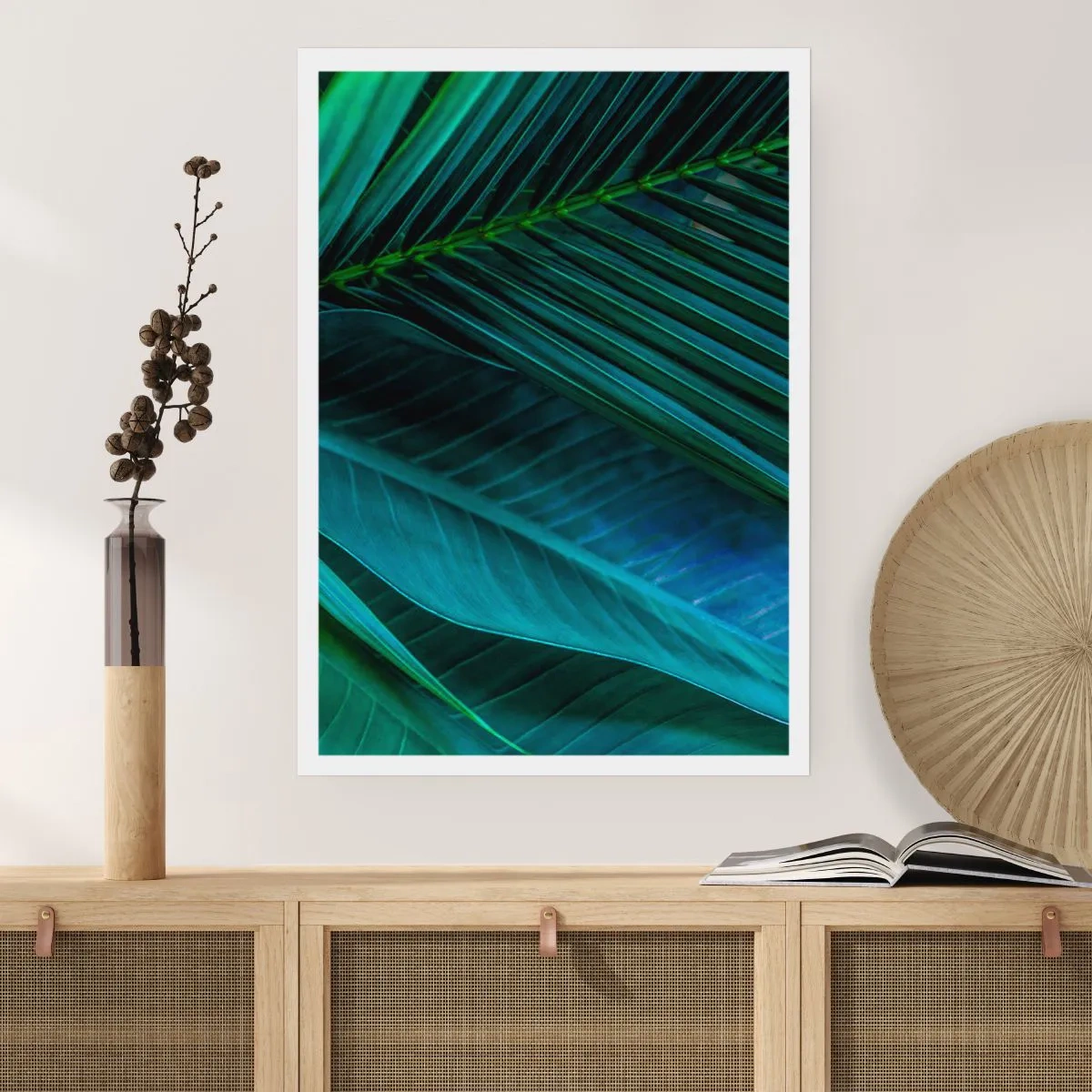 Plakat - Anatomi af en grøn - 50x70 cm