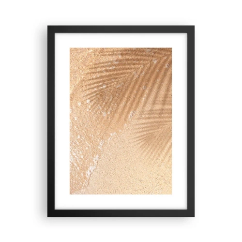 Plakat i sort ramme - Skyggen af en varm sommer - 30x40 cm