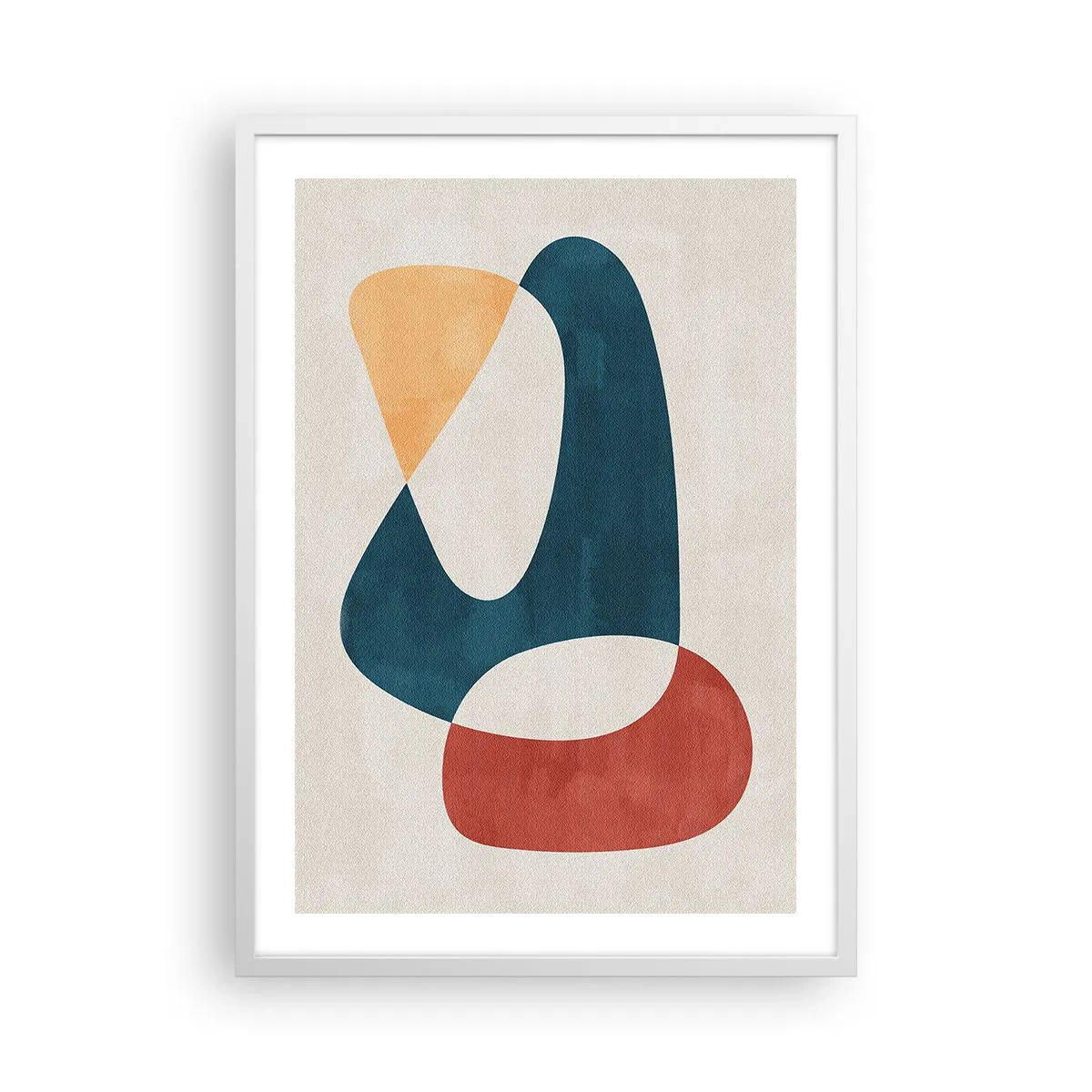 Plakat i hvid ramme - Påvirkninger og metamorfoser - 50x70 cm