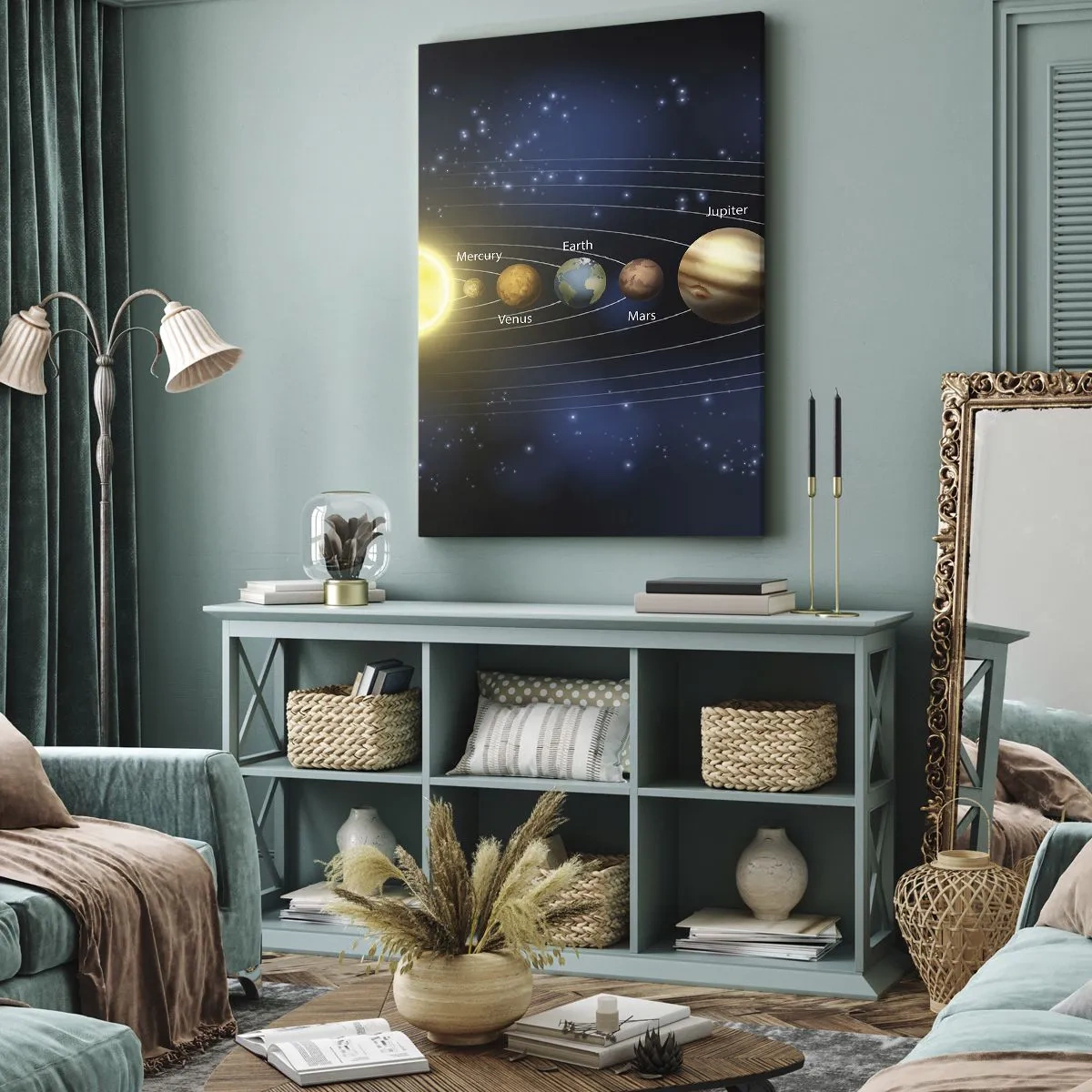 Lærredstryk - Billede på lærred - En ud af ti - 50x70 cm