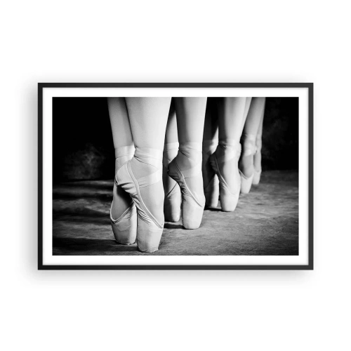 Plakat i sort ramme - Sammen, let - 91x61 cm