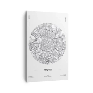 Lærredstryk - Billede på lærred - Madrids anatomi - 80x120 cm