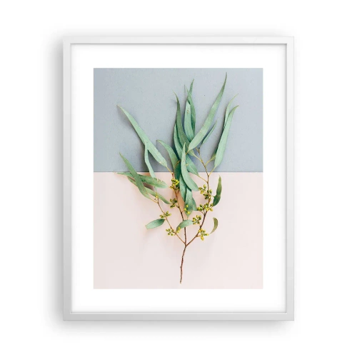 Plakat i hvid ramme - Pastelfarvernes subtilitet - 40x50 cm