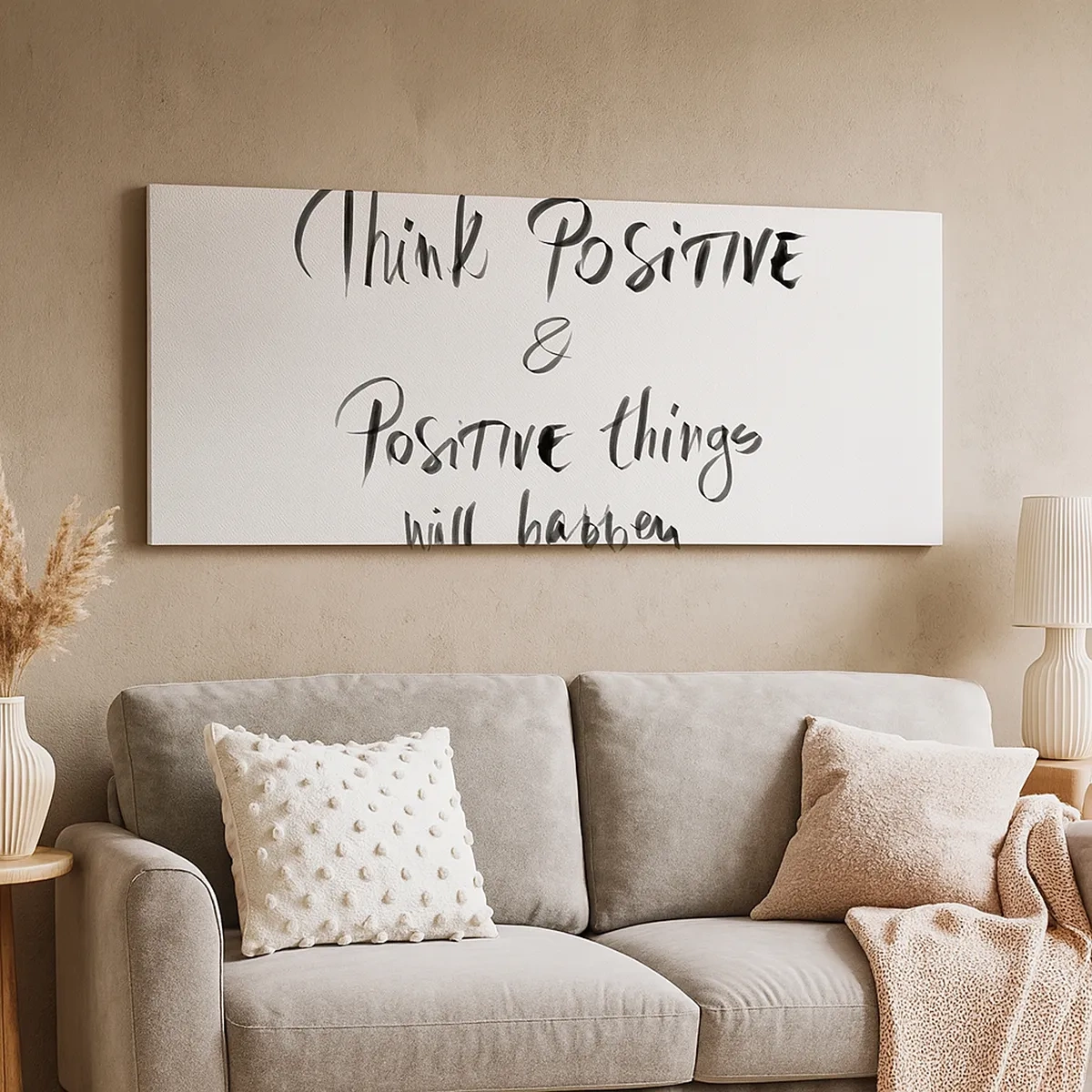 Lærredstryk - Billede på lærred - Hvordan skal man leve? - 30x30 cm