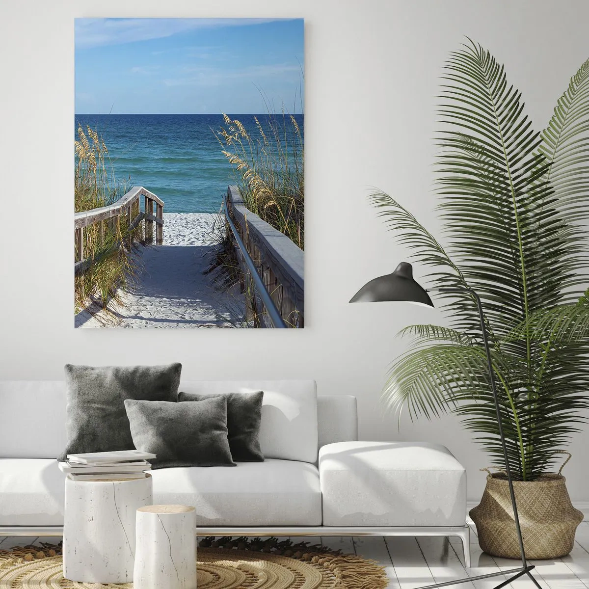 Billede på glas - I solen, i vinden - 50x70 cm