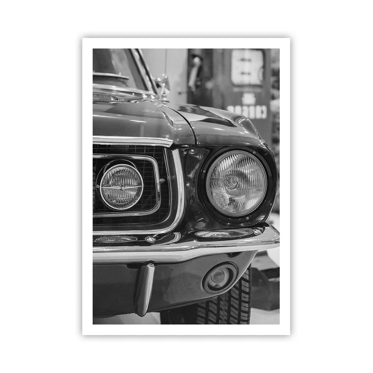 Plakat - Hård kørsel - 70x100 cm