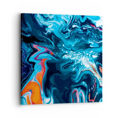 Lærredstryk - Billede på lærred - En rejse ind i himlen - 30x30 cm