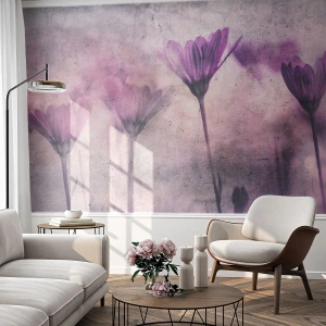 Fototapet Selvklæbende Deluxe Sticker - En drøm af blomster - Blomster, Stykke, Have - 200x140 cm