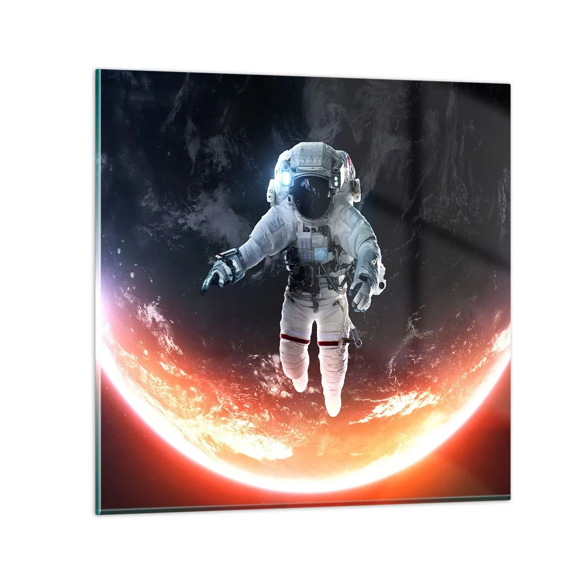 Billede på glas - Må jeg blive lidt længere? - 40x40 cm