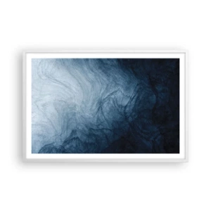 Plakat i hvid ramme - Ind i dybet - 91x61 cm