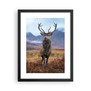 Plakat i sort ramme - På deres egen jord - 30x40 cm