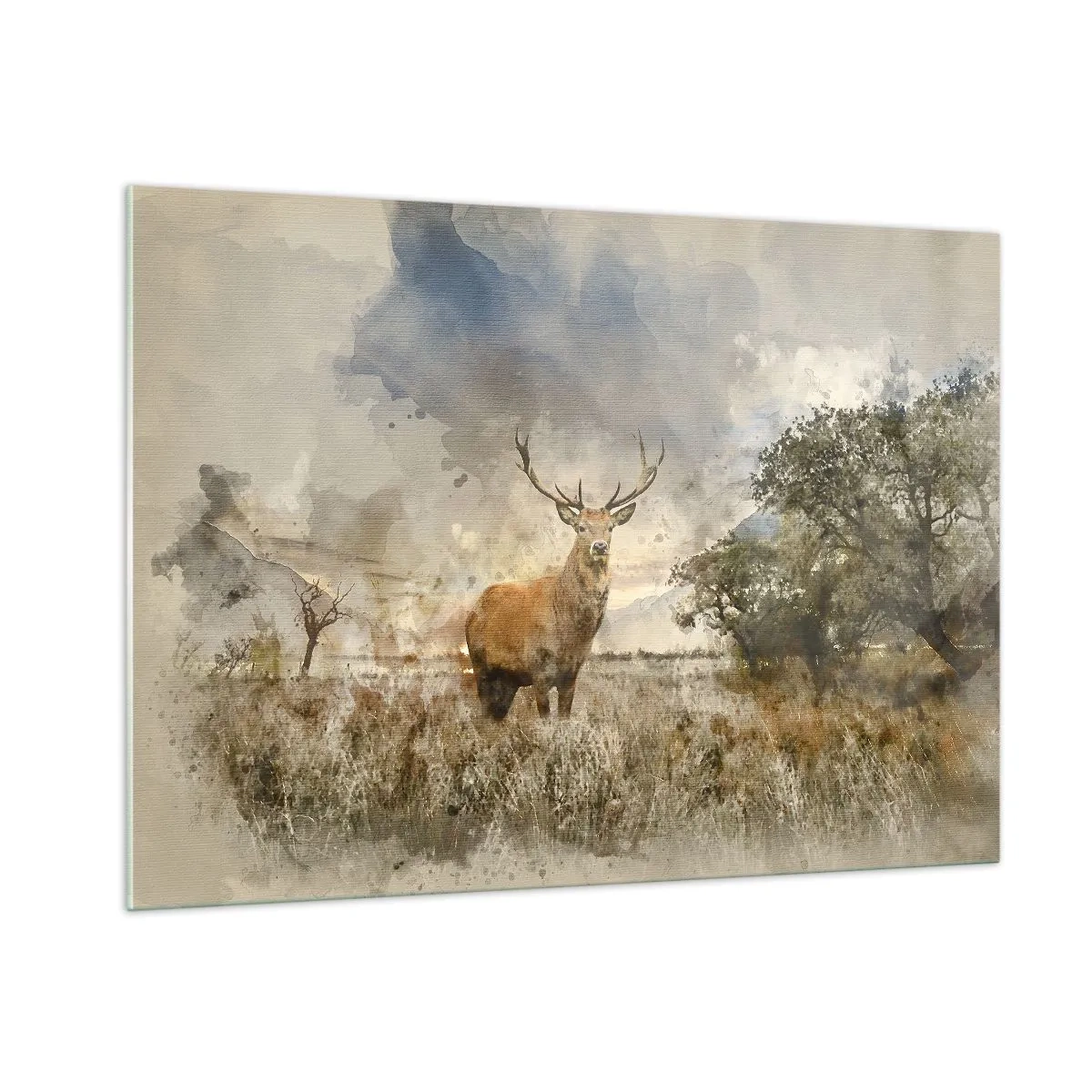 Billede på glas - Værdighed - styrke - værdighed - 100x70 cm