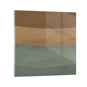 Billede på glas - Vandret sammensætning - 70x70 cm