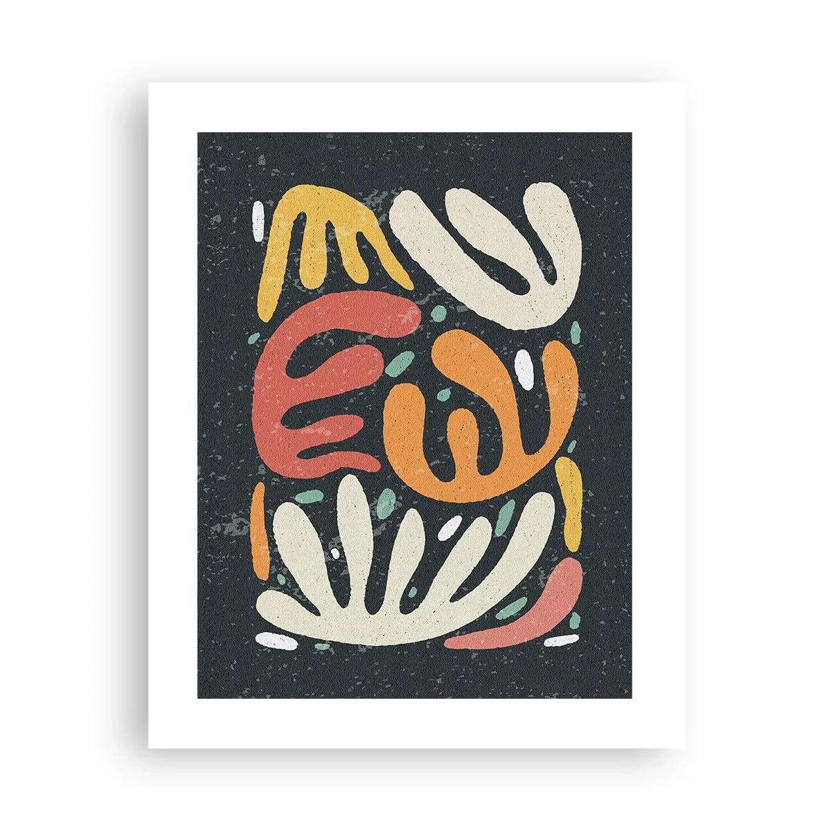 Plakat - Komposition - jeg er ved at fange dig - 40x50 cm