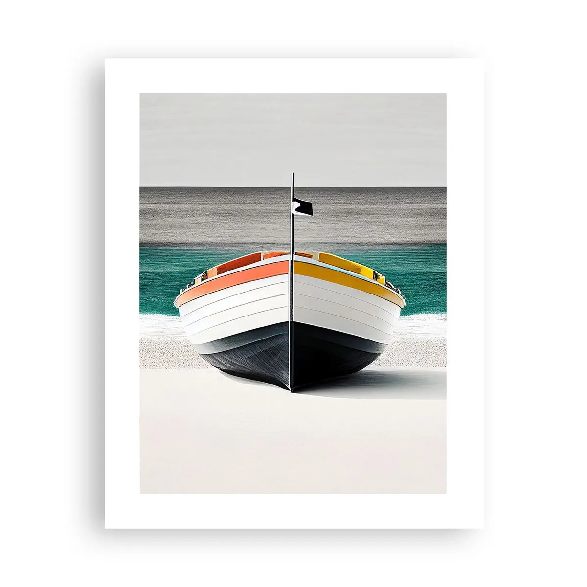 Plakat - På sin plads - 40x50 cm