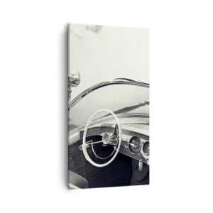 Lærredstryk - Billede på lærred - Vejr for de rige - 55x100 cm