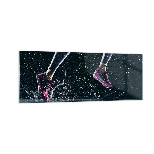 Billede på glas - Så meget som du kan - 140x50 cm