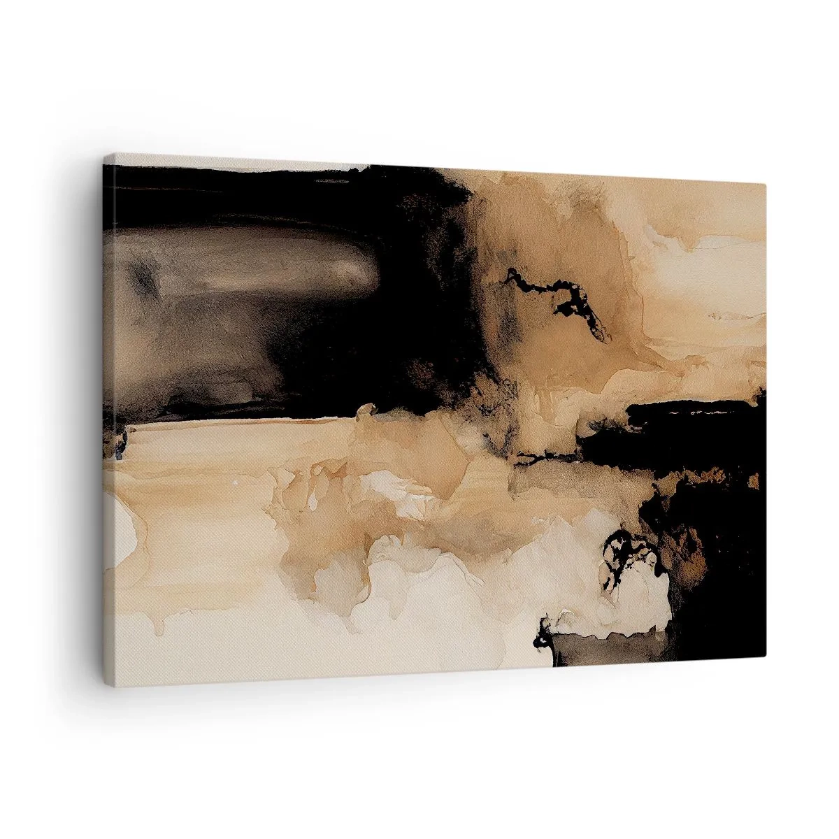 Lærredstryk - Billede på lærred - En spændende abstraktion - 70x50 cm
