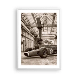 Plakat i hvid ramme - Vinderens hvile - 50x70 cm