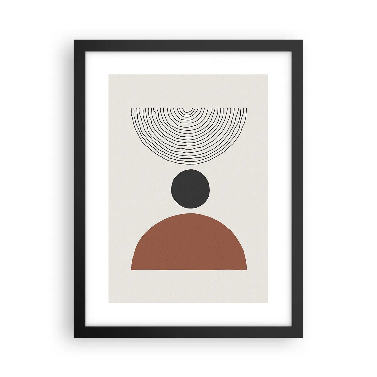 Plakat i sort ramme - I rampelyset - 30x40 cm