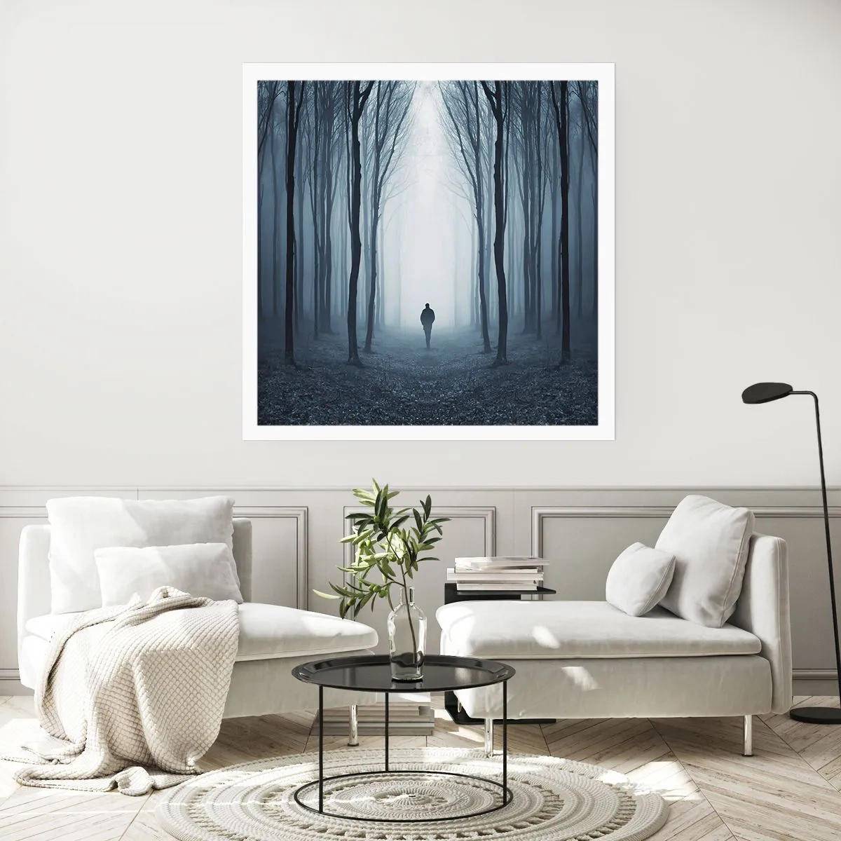 Plakat - Og alt sammen ganske enkelt - 60x60 cm