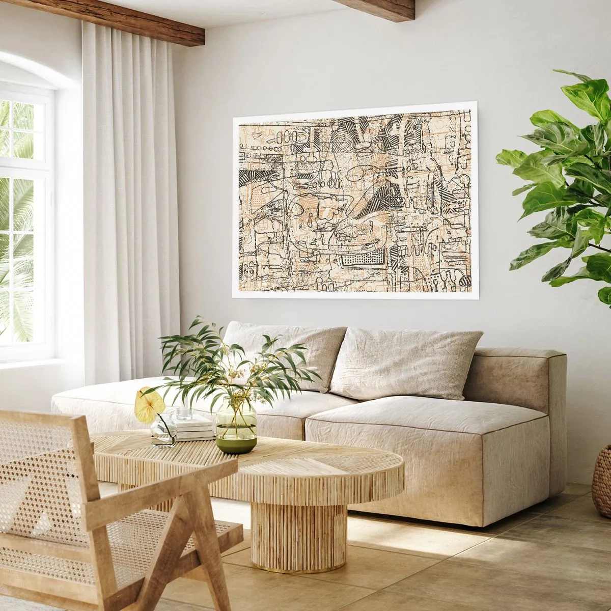 Plakat - Venter på at blive afkodet - 50x40 cm
