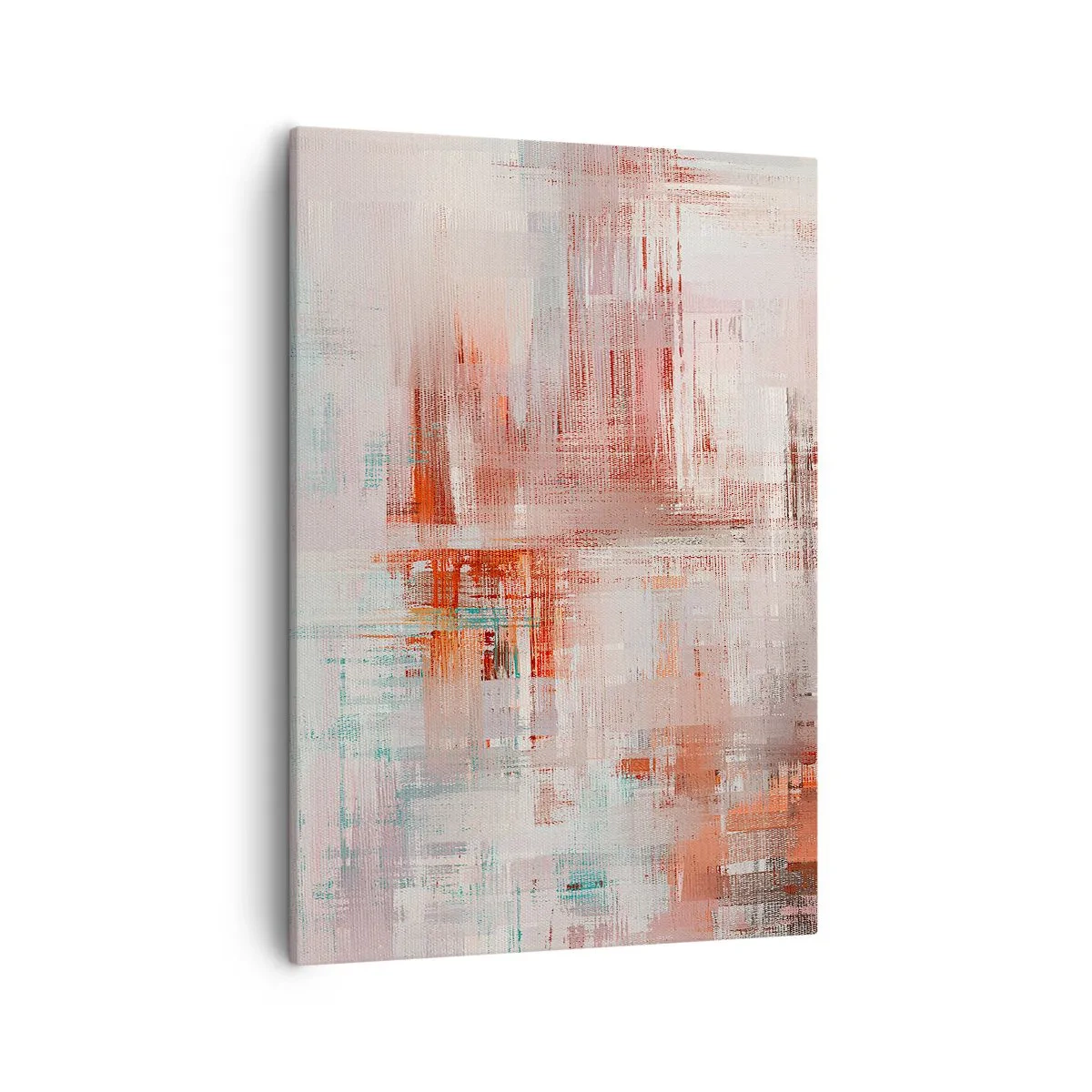 Lærredstryk - Billede på lærred - Diset. Hvor er dog det lyserødt - 50x70 cm