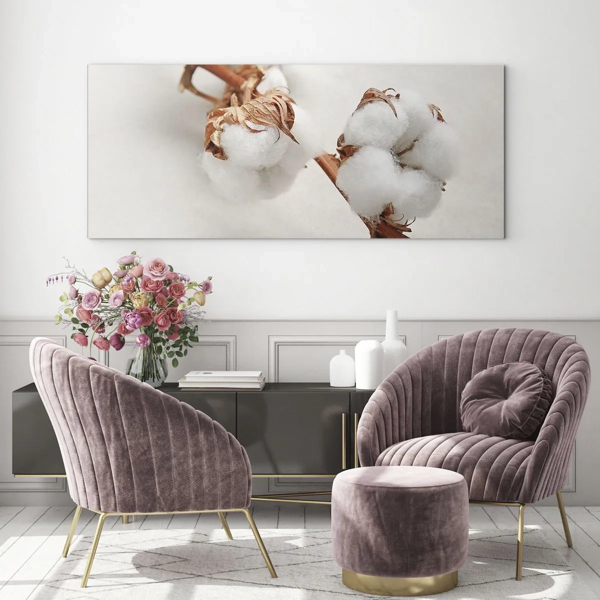 Billede på glas - Bare kramme - 120x50 cm