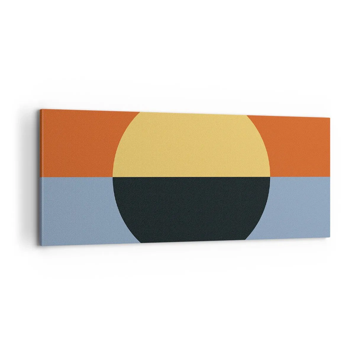 Lærredstryk - Billede på lærred - En sammensætning af varme og kølighed - 100x40 cm