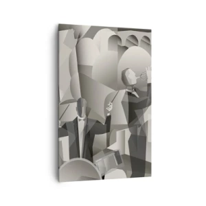 Lærredstryk - Billede på lærred - I lydenes rum - 80x120 cm