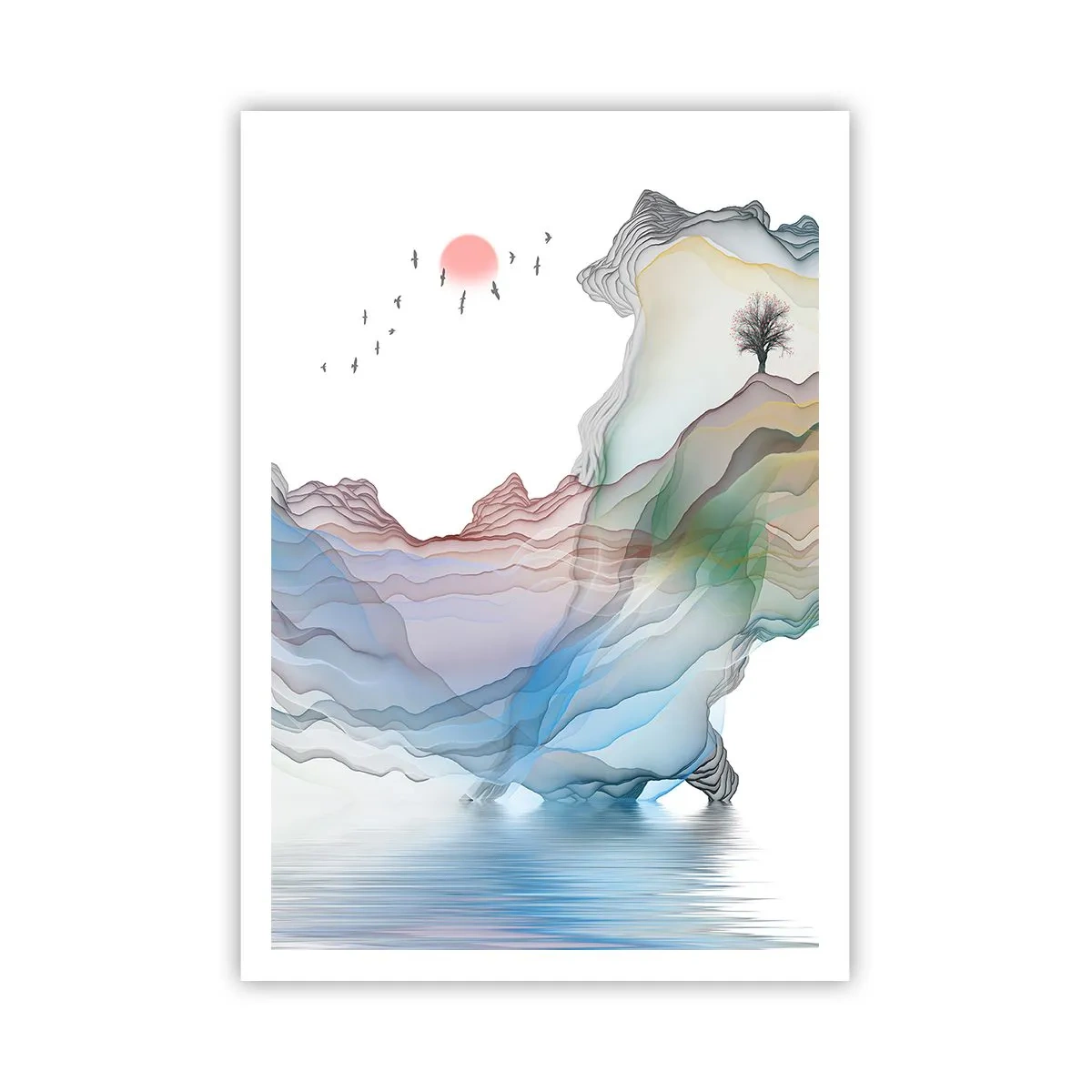 Plakat - Mod krystalbjergene - 70x100 cm