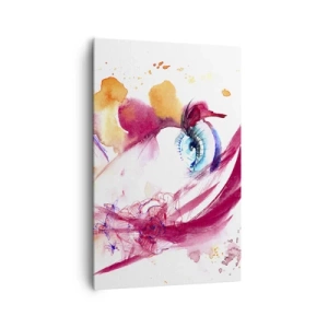 Lærredstryk - Billede på lærred - I nærheden af hinanden blomstrer verden - 80x120 cm