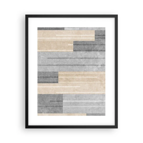 Plakat i sort ramme - Komposition: hold den lodret - 40x50 cm