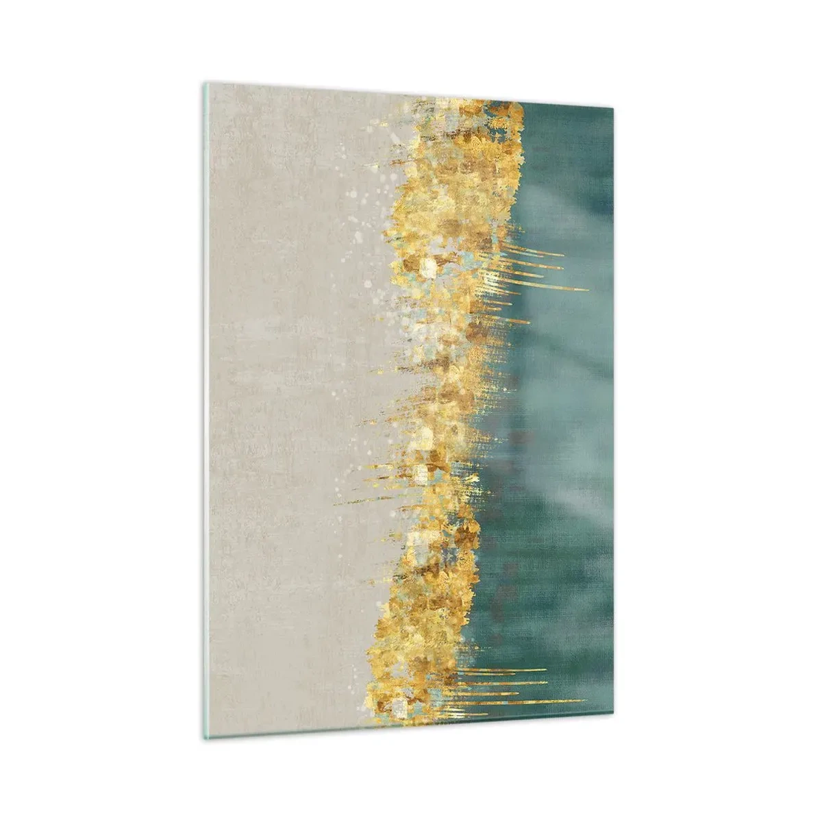 Billede på glas - Den gyldne grænse - 50x70 cm