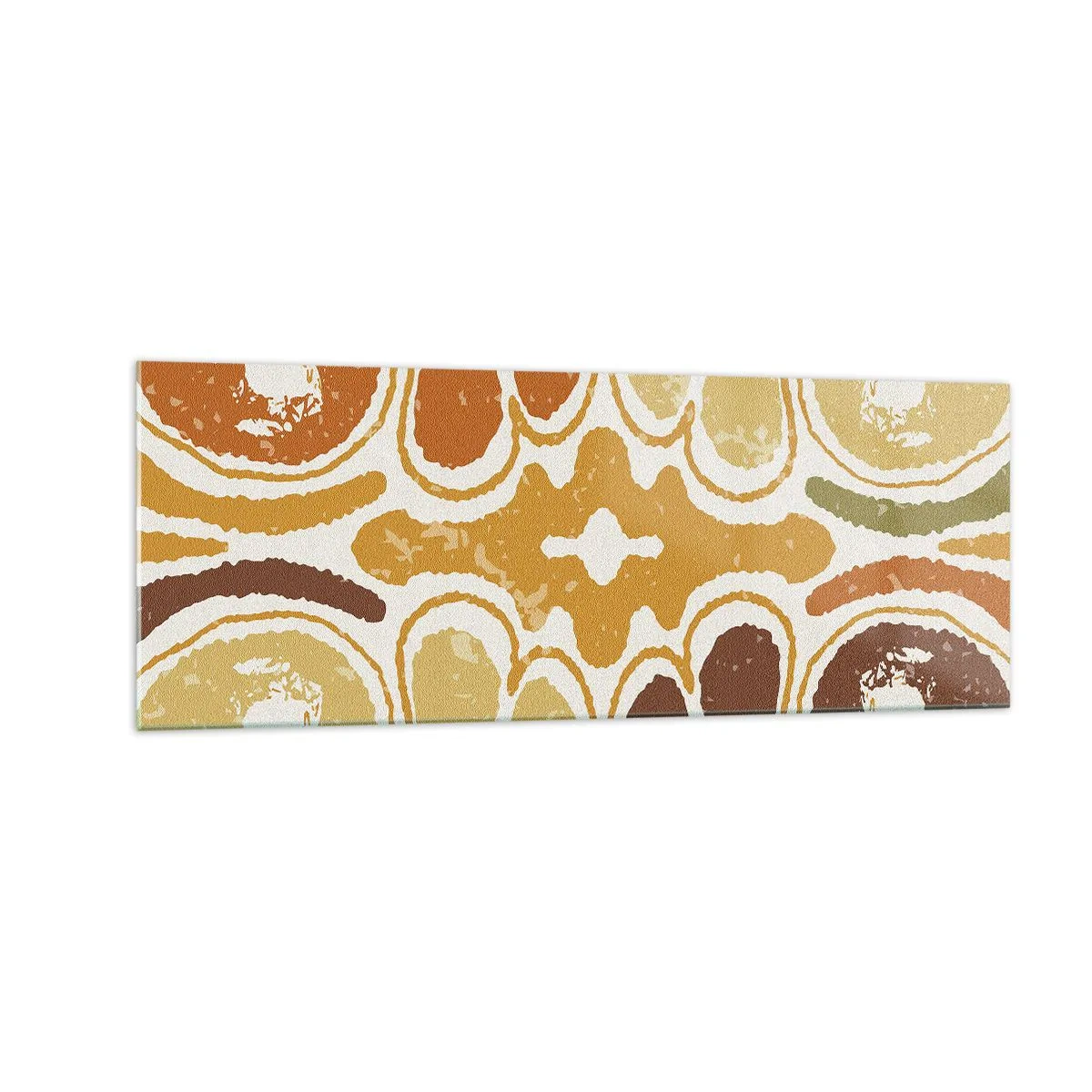 Billede på glas - Sentimental abstraktion - 140x50 cm