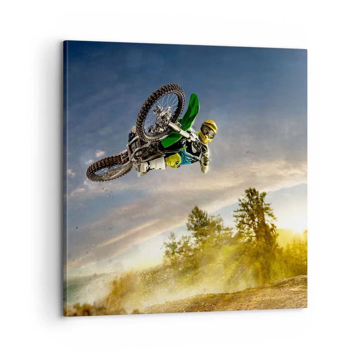 Lærredstryk - Billede på lærred - Tænd for dine følelser! - 60x60 cm