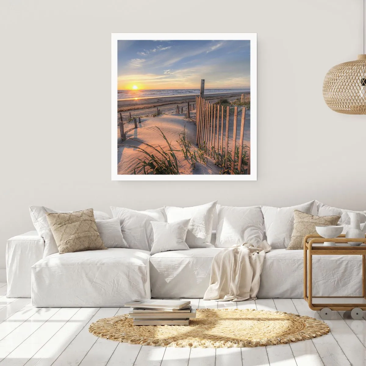 Plakat - Vindens blænding og skygge - 40x40 cm