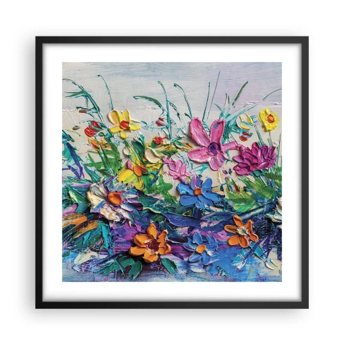 Plakat i sort ramme - Overhovedet ikke et stilleben - 50x50 cm