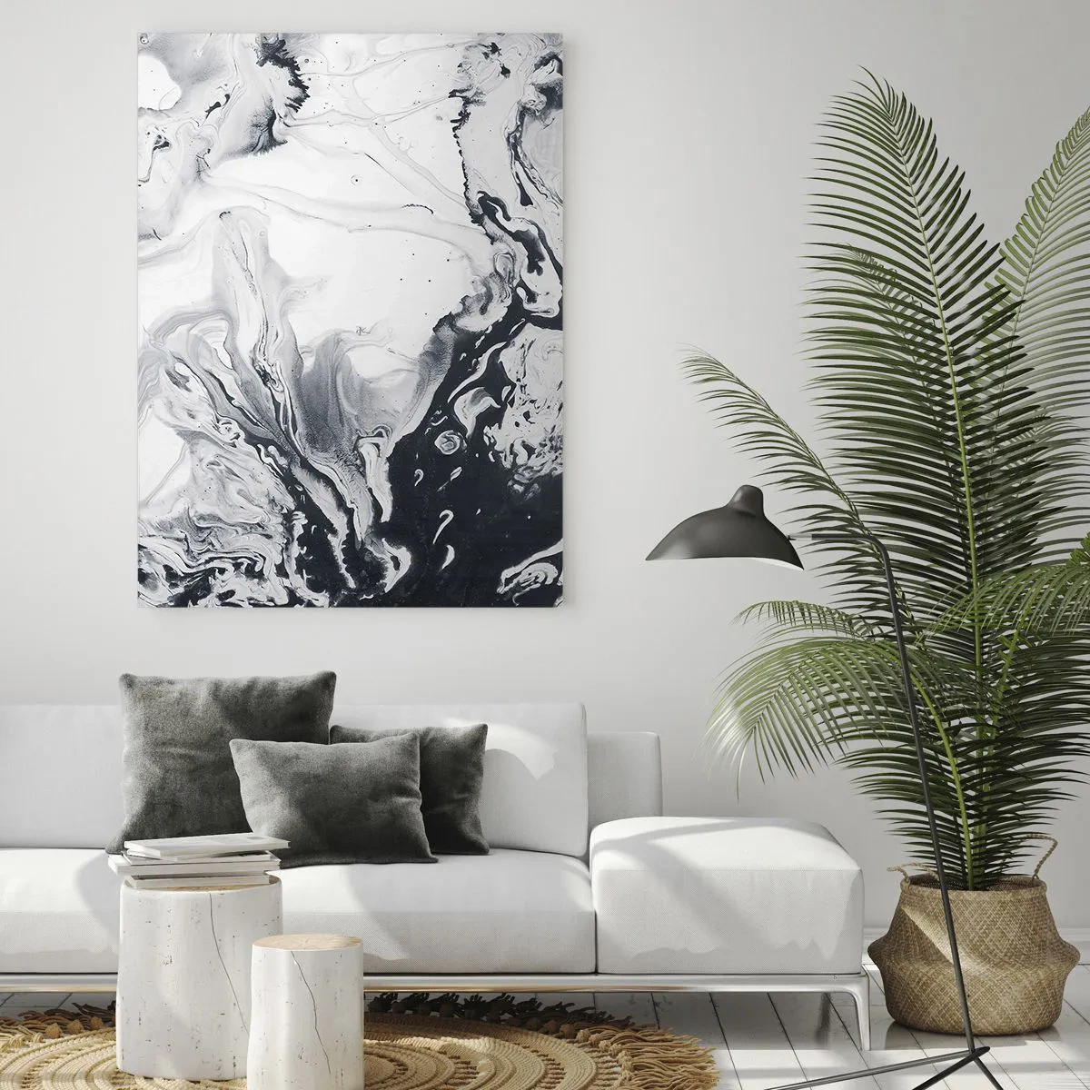 Billede på glas - Jordens indre - 80x120 cm