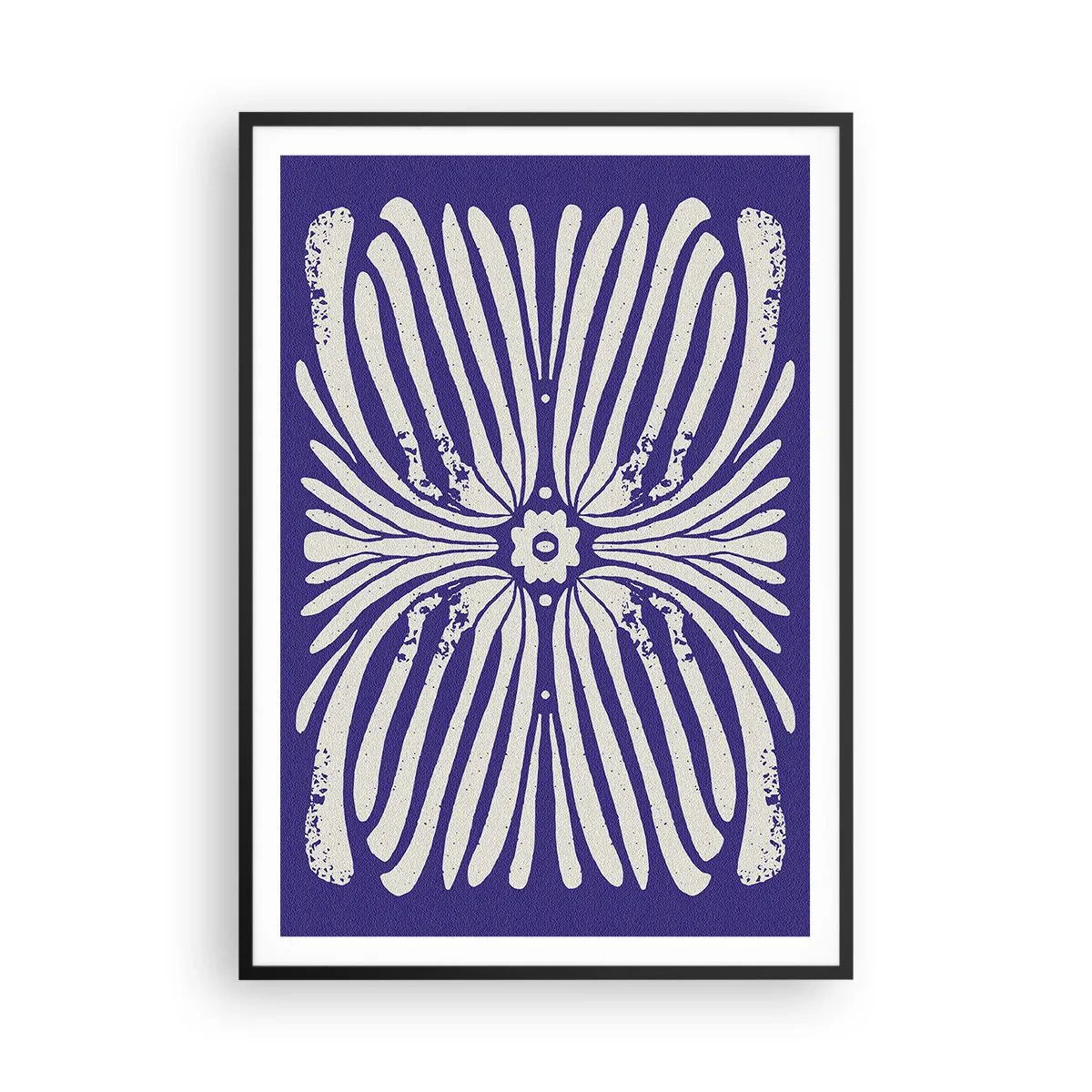 Plakat i sort ramme - Etniske inspirationer - 70x100 cm