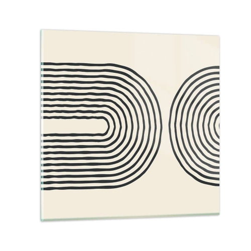 Billede på glas - Kommer snart... - 50x50 cm