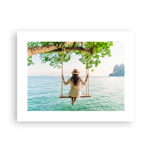 Plakat - Livet er smukt - 40x30 cm