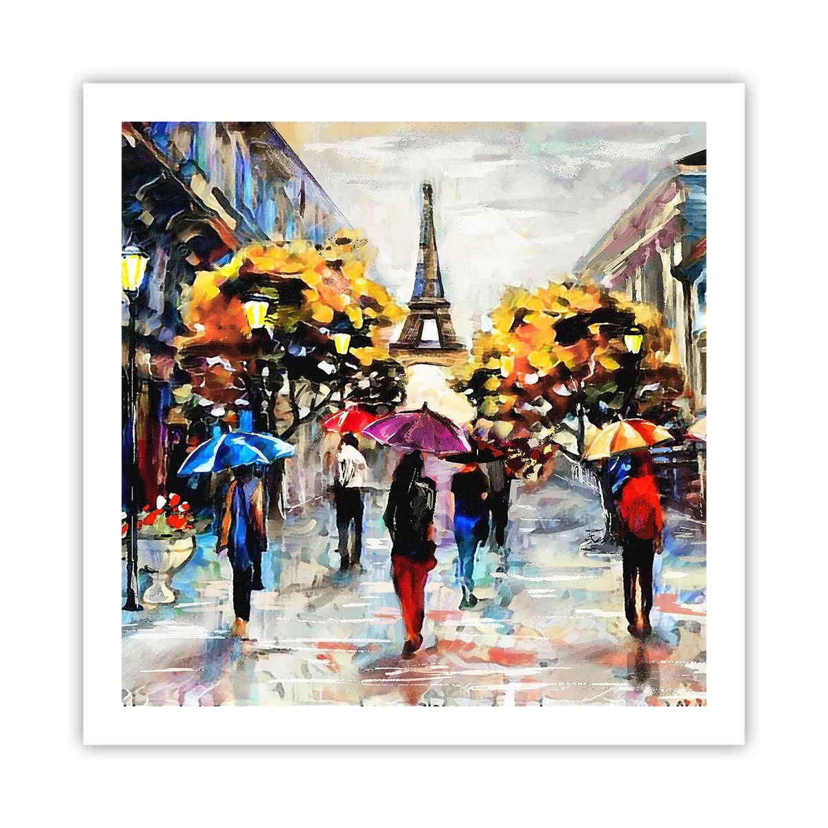 Plakat - Særligt smuk om efteråret - 60x60 cm