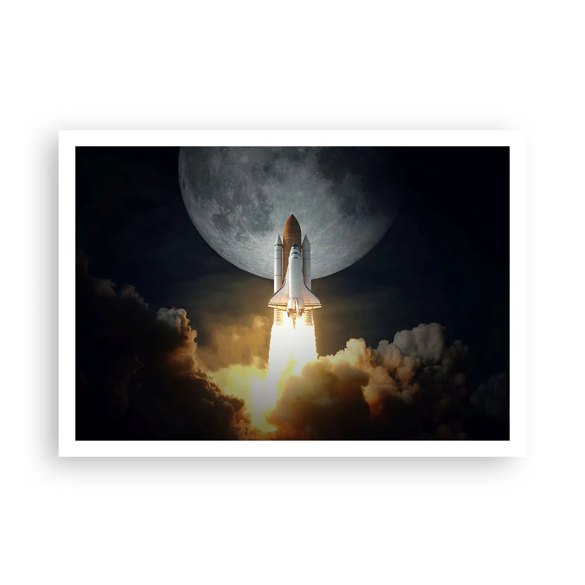 Plakat - Begyndelsen på et overjordisk eventyr - 100x70 cm