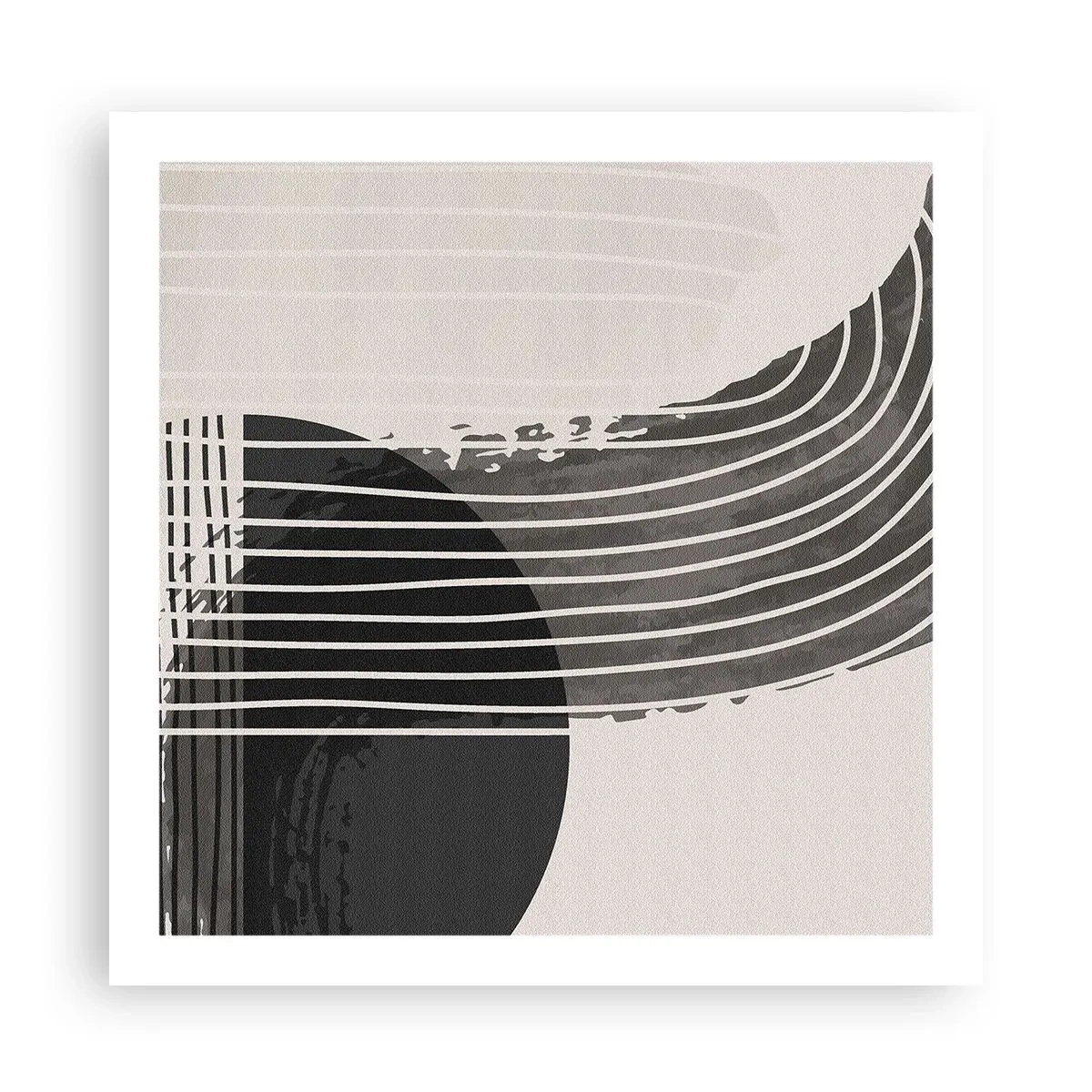 Plakat - Derhen og tilbage - 60x60 cm