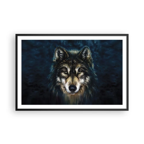 Plakat i sort ramme - Alfa? Og omega - 91x61 cm