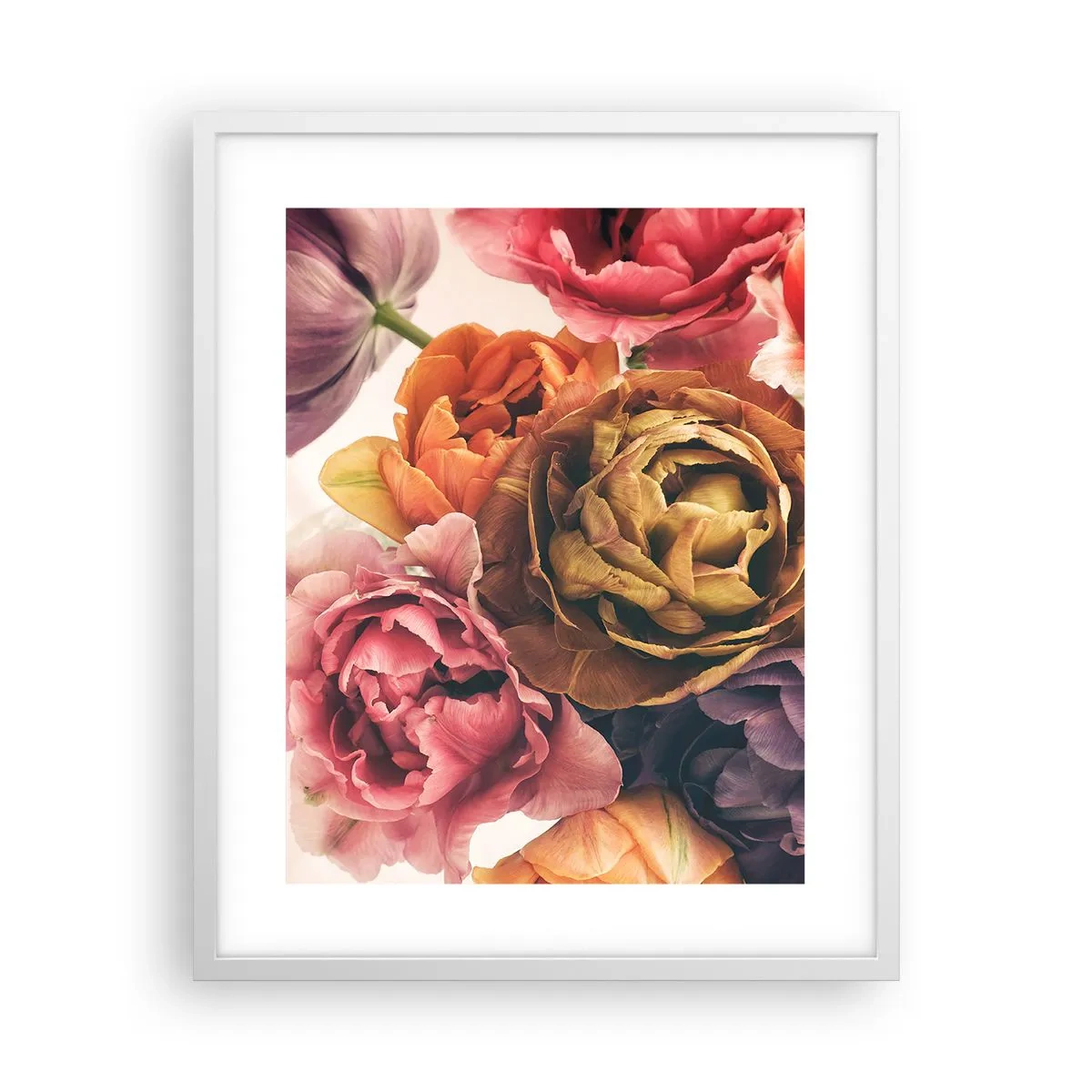 Plakat i hvid ramme - Fejring af livet - 40x50 cm